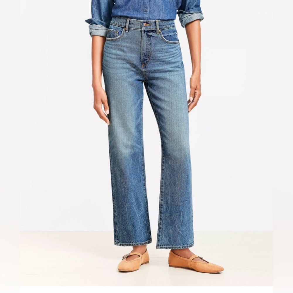 LOFT Classic Blue Denim Pants